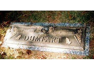gravestone for DUMFART